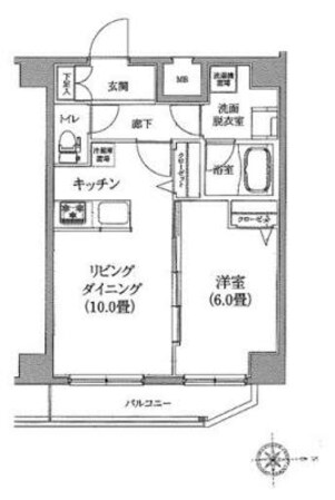 ティモーネ深川リーヴァの物件間取画像